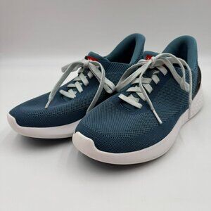 Kizik Athens Sneakers Mens Size 7 Womens Size 8.5 Blue With Hands-Free Slip-On